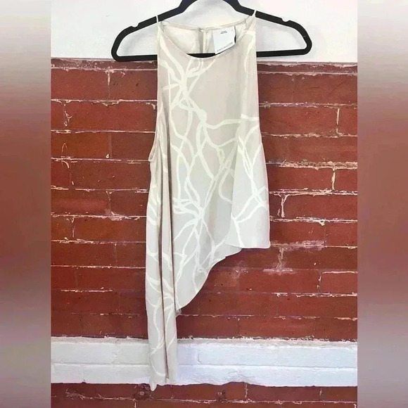 C/MEO Collective Asymmetrical Tank Top Modern Flowing Blouse - Picture 9 of 11